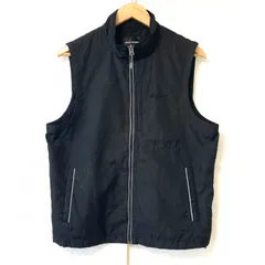 (^w^)b FIRST DOWN ファーストダウン フルジップ ベスト ジャケット アウトドア 登山 キャンプ 釣り ワークウェア 作業着 作業服 防寒 ストリート ブラック 黒 メンズ 男性 Mのサムネイル