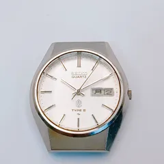 【稼働 良品】0302-2 SEIKO TYPEⅡ セイコー タイプ2 4623-8000 メンズ腕時計 クォーツ カットガラス フェイスのみ デイデイト