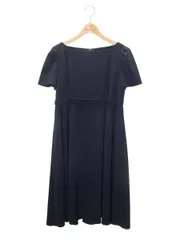 フォクシーニューヨーク レディロイヤル ドレス 28978 ワンピース 40 ネイビー ITTWE4XTZMPC