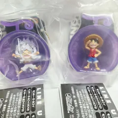 2種 ワンピース ワンピの実 ミクロ ブリスターチャーム ガチャ フィギュア キーホルダー ONE PIECE