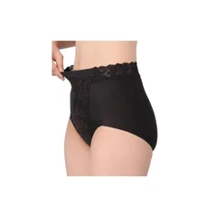 【新品】 Wing/Wacoal(ウイング/ワコール)補整ショーツ 適度におなかとヒップをととのえる よく伸びる綿混素材(身生地) 【Ｐパンツ】はきこみ丈ふかめ KJ4221 BL M 1