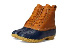 エルエルビーン レディース シューズ ブーツ・レインブーツ LLBean Bean Boot 8 TanBright Navy ネイビー