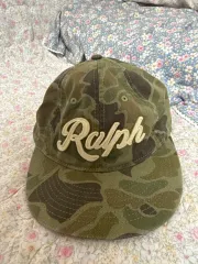ポロラルフローレン カモ ヘリンボーン ベースボールキャップ