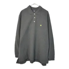 Brooks Brothers ブルックスブラザーズ 長袖ポロシャツ グレー(メンズ L)中古 古着 X3963