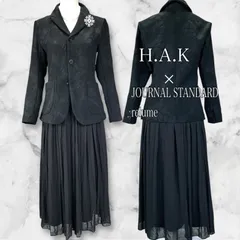 H.A.Kハク＆JOURNAL STANDARDrelume 軽量 春 軽やかフォーマル 華やか 上品上下ジャケット スカート ミセス セットアップ 結婚式 お呼ばれ 式典 母 ママドレス レディース 40代 50代 60代