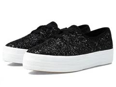 ケッズ レディース シューズ スニーカー レース Keds Point Lace Up Black Glitter ブラック