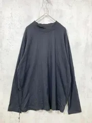 NANO universe ナノユニバース シルキーハイネック カットソー sizeL/黒 ■■ メンズ