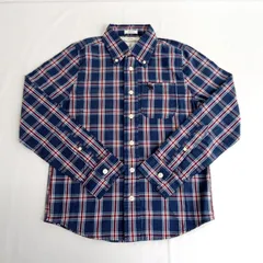 abercrombie KIDS 長袖チェックシャツ 男の子用 Sサイズ 子供服 AKK3-1