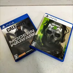 PS4 PS5 ソフト COD モダン・ウォーフェア Modern Warfare MW 日本版 ディスク版 2本まとめ売り ケース付 中古 260204-10T