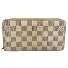 ルイ・ヴィトン(Louis Vuitton) ルイ・ヴィトン 長財布 ダミエ・アズール ジッピーウォレット N60019 ホワイトレディース