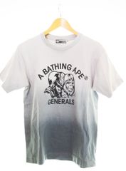 アベイシングエイプ A BATHING APE Bape Generals 90s ジェネラル プリント 半袖Tシャツ マルチカラー Mサイズ 103MT-3994