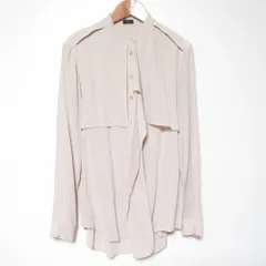 美品 JOSEPH ジョセフ シルク100％ 長袖 ブラウス シャツ サイズ38 ベージュ レディース 古着 中古 USEDのサムネイル