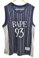 アベイシングエイプ A BATHING APE  MULTILOGO TANK TOP マルチロゴ タンクトップ 001VTL301301M ノースリーブ マルチカラー Lサイズ 103MT-4018