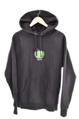 シュプリーム SUPREME 19SS Apple Hooded Sweatshirt アップル フーデッド スウェットシャツ プルオーバーパーカー パーカ ブラック Mサイズ 103MT-4009