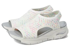 スケッチャーズ レディース シューズ サンダル SKECHERS Arch Fit Catchy Wave White Multi ホワイト