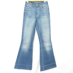 美品 DENHAM デンハム JANE HIGH RISE FLARE FIT フレア デニムパンツ ジーンズ 28210-3-11001 W23 ブルー レディース 古着 中古 USED