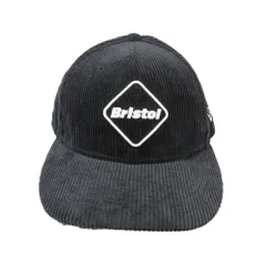 未使用 NEW ERA × F.C.R.B. 9FIFTY LOW PROFILE CORDUROY CAP コーデュロイ キャップ 帽子 ロゴ 刺繍 ブラック F メンズ 古着 中古 USED