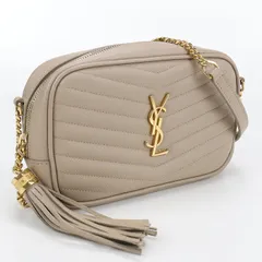 SAINT LAURENT サンローラン ミニバッグ ルー 612579 斜め掛け ショルダーバッグ カーフスキン【中古】 レディース