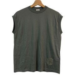 BLAMINK ブラミンク コットンクルーネック刺繍ノースリーブTシャツ 7917-222-0011 グレー系 0 BLAMINK(ブラミンク)｜【BLMK】コットンクルーネック 刺繍