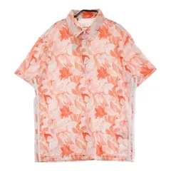 サイズ：L ADIDAS GOLF アディダスゴルフ  半袖ポロシャツ 総柄 オレンジ系 [240101613869] ゴルフウェア メンズ ストスト