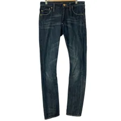 美品 Acne Jeans アクネジーンズ HUG ALMOST RAW デニムパンツ サイズ32 インディゴ レディース 古着 中古 USEDのサムネイル
