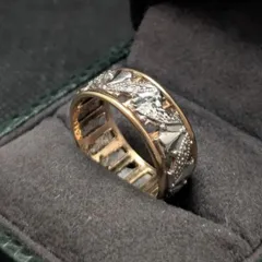 【最終価格】アメリカ Vargas Mfg Co製 10K GF スターリング シルバー 925 米国 15号のサムネイル