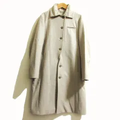 良品 JIL SANDER ジルサンダー ウール アンゴラ ステンカラーコート サイズ34 ベージュ レディース 古着 中古 USEDのサムネイル