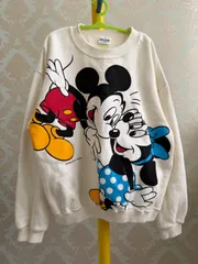 【Size 140】vintage ミッキー ミニー スウェット DIA CLUB
