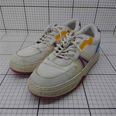 ◇ Θ ラコステ LACOSTE L001 ECO 222 1 SFA ホワイト系 マルチカラー スニーカー レディース E 【1602040004865】