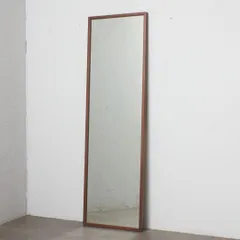 イギリス ヴィンテージ ウォールミラー 木製 シンプル 北欧 スタイル 天然木 ミッドセンチュリー モダン 姿見 壁掛け 鏡 英国 97817