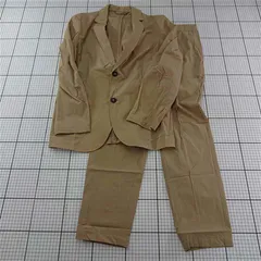 ◇ Θ ジュンレッド JUNRED ベージュ系 セットアップスーツ Mサイズ メンズ E  【1602040012686】