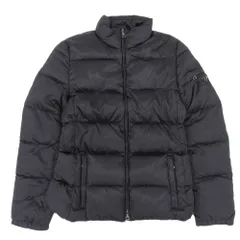 【本物保証】 超美品 プラダ スポーツ PRADA SPORTS 三角プレート ダウンジャケット 29A150 42 約Mサイズ アウター ナイロン ブラック