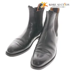 ■ J.M.WESTON ブーツ 靴 サイドゴアブーツ メンズ 6D (25～25.5cm相当) ブラック