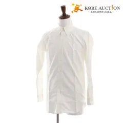 ■ ブルックスブラザーズ シャツ 長袖 トップス 無地 ボタンダウン スーピマコットン メンズ 15-32 (M相当) ホワイト