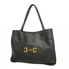 グッチ(Gucci) グッチ トートバッグ ホースビット 623694 レザー ブラック レディース