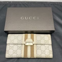 希少モデル！】 GUCCI グッチ 長財布 GG キャンバス ボルト スタッズ 