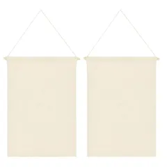 ideastore ディスプレイキャンバス タペストリー インテリア 壁掛け 展示 2個セット 0