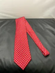 ブルガリ 　  ネクタイ 赤　B25041032