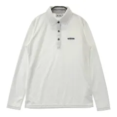 サイズ：M ADIDAS GOLF アディダスゴルフ AF8169 長袖ポロシャツ  ホワイト系 [240101638287] ゴルフウェア レディース ストスト