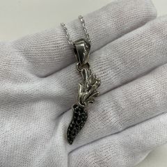 かすう工房 鯉 滝登り シルバーペンダントトップ - メルカリ