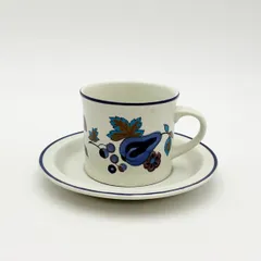 Royal Doulton Festival カップ＆ソーサー 英国 ヴィンテージ 木の実 北欧 ブルーベリー ラズベリー 梨 プラム 94680