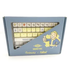 美品 Ducky ダッキー Bethesda Fallout 132キー PBT キーキャップセット 1点 PC周辺機器 ゲーム コラボ 兼用 HY1740 