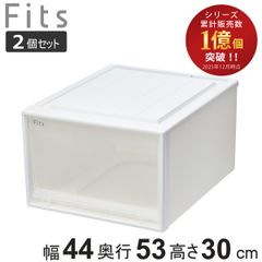 引き取り】ニトリ Fits 押入れ収納 衣装ケース 4個 Lサイズ - メルカリ