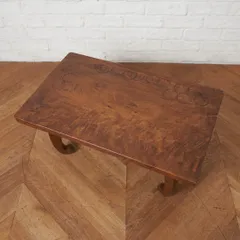 李朝家具 様式 センターテーブル 座卓 座机 小机 古い 机 ローテーブル 木製 花台 飾り台 天然木 無垢材 時代物 店舗什器 古民具 98022