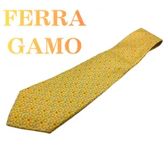 Salvatore Ferragamo　ネクタイ　イエロー