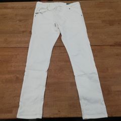 A|X ARMANI EXCHANGE ホワイトデニム ダメージ加工 | Mercari