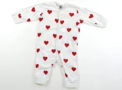 【プチバトー/PETITBATEAU】カバーオール 70サイズ 女の子【子供服・ベビー服】（2061624）