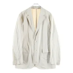 AURALEE (オーラリー) 22SS WASHED FINX HERRINGBONE JACKET ウォッシュド フィンクスヘリンボーン テーラードジャケット アイボリー A22SJ01FHのサムネイル