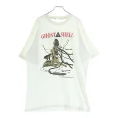VINTAGE (ヴィンテージ) 90s GHOST IN THE SHELL 1995 PEOPLE LOVE MACHINES IN 2029 A.D. 攻殻機動隊 両面プリント 半袖Tシャツ カットソー ホワイト