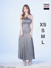 ブルー [DE4349-BL-2602]【DEA. by ROBE de FLEURS/ディアバイローブドフルール】ラメ/ ジャガード/ ホルター/ フレア/ ワンピース/ ミディアムドレス/ キャバドレス/ AngelR/ エンジェルアール/ アンディ